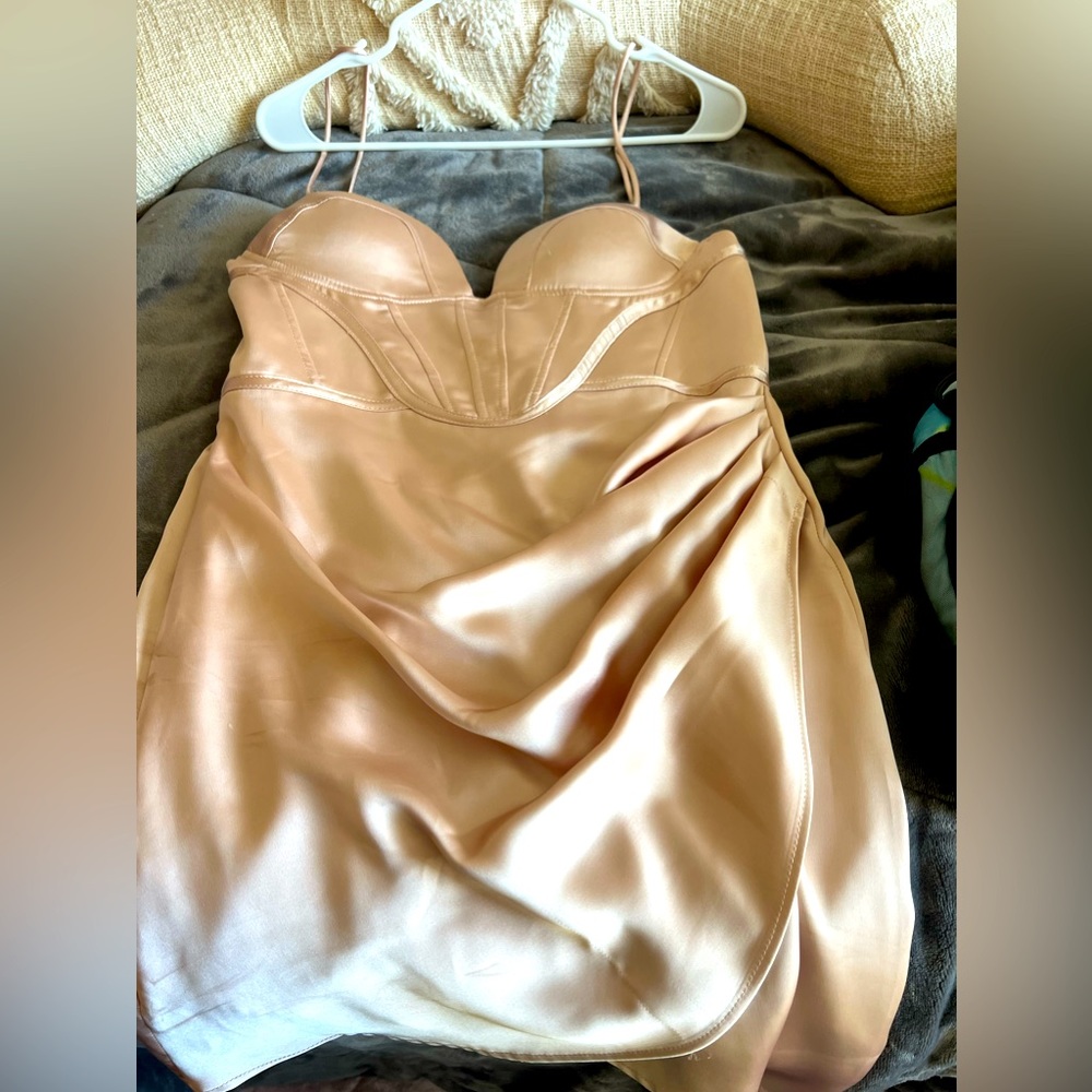 Zara Champagne Mini dress